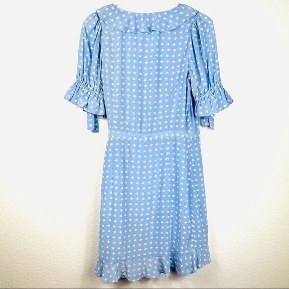 For Love & Lemons Sweetheart Wrap Mini Dress Size S - Picture 6 of 11